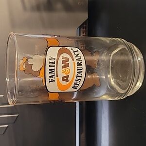 Vintage A&W Family Restaurant Drinking Glass